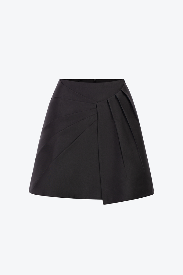 Betel Nut Pleated Skirt