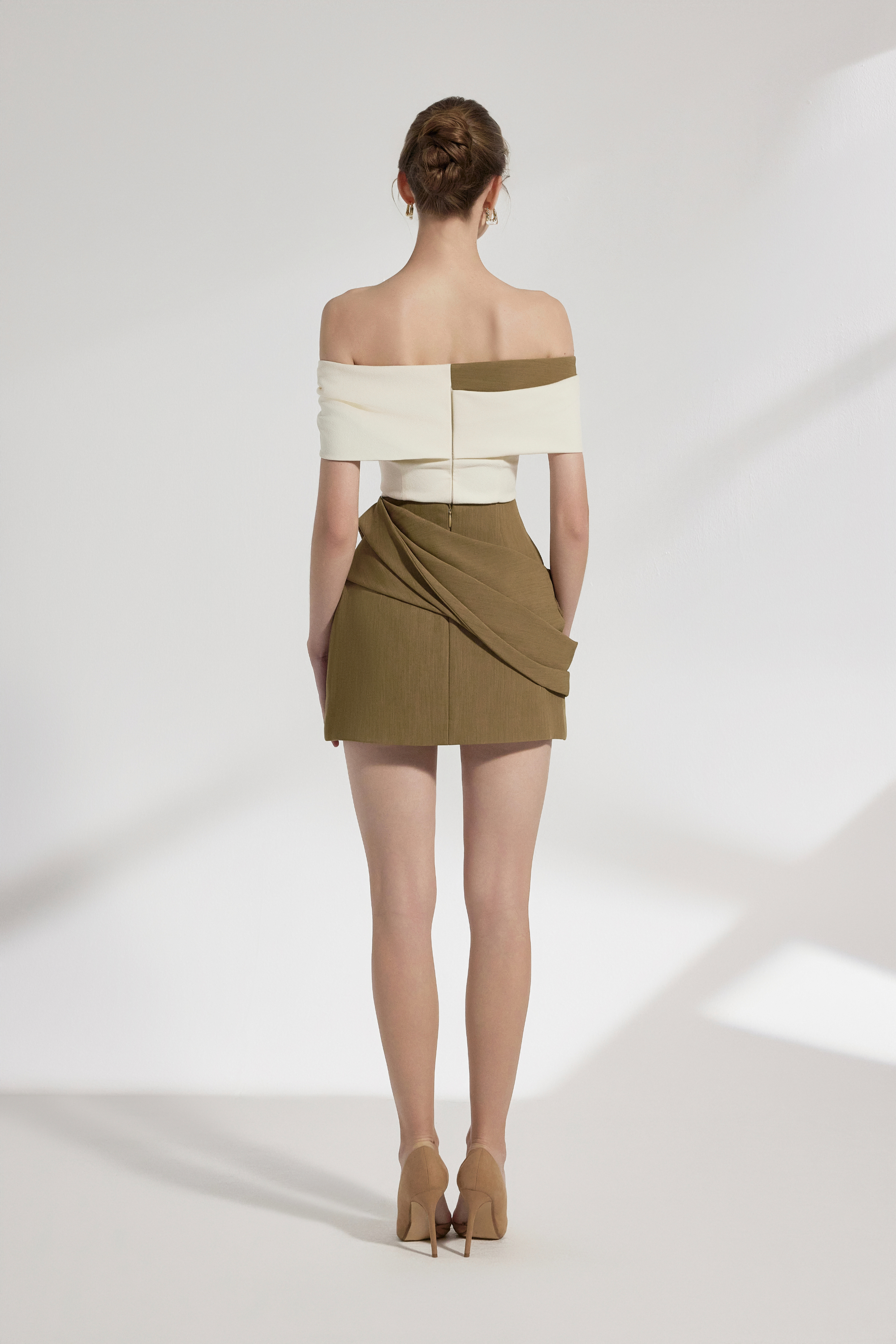 Naya Draping A-line Mini Skirt