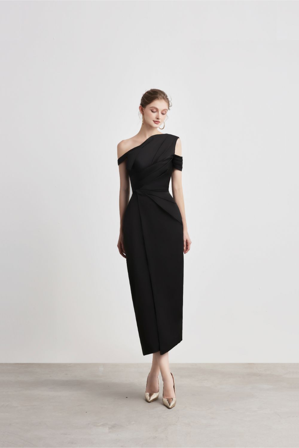 Bauhinia Black Pencil Dress