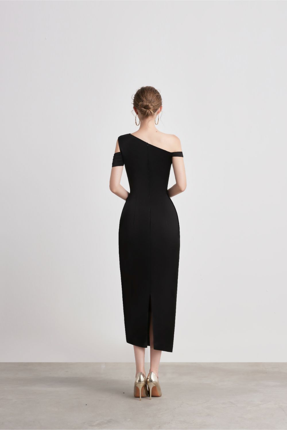 Bauhinia Black Pencil Dress