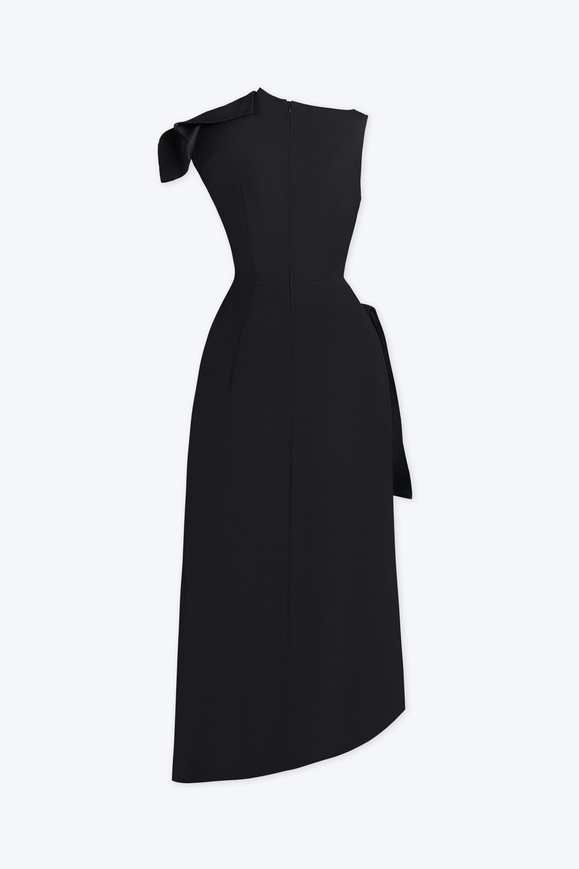 Calla Asymmetric Midi Dress