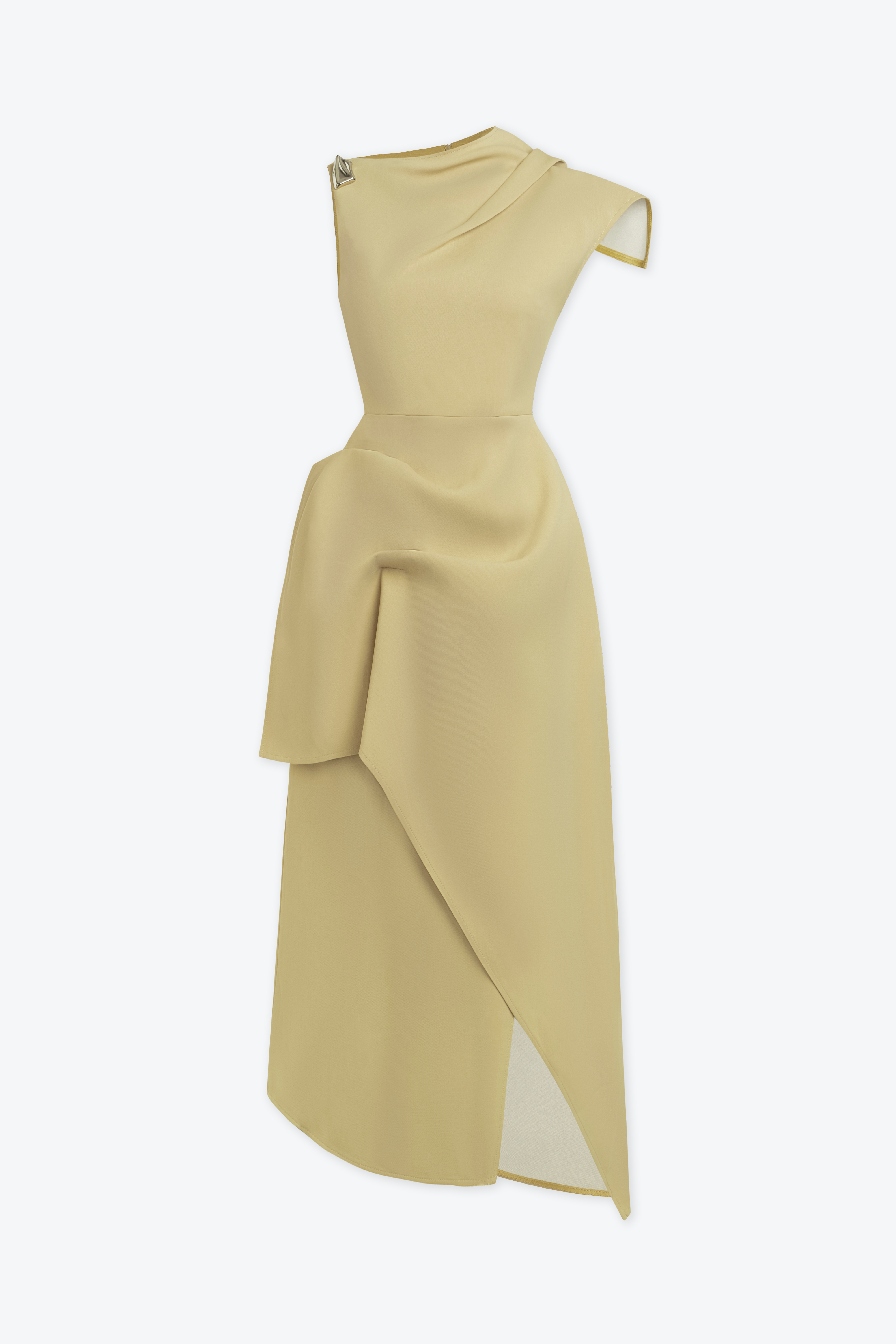 Calla Asymmetric Midi Dress