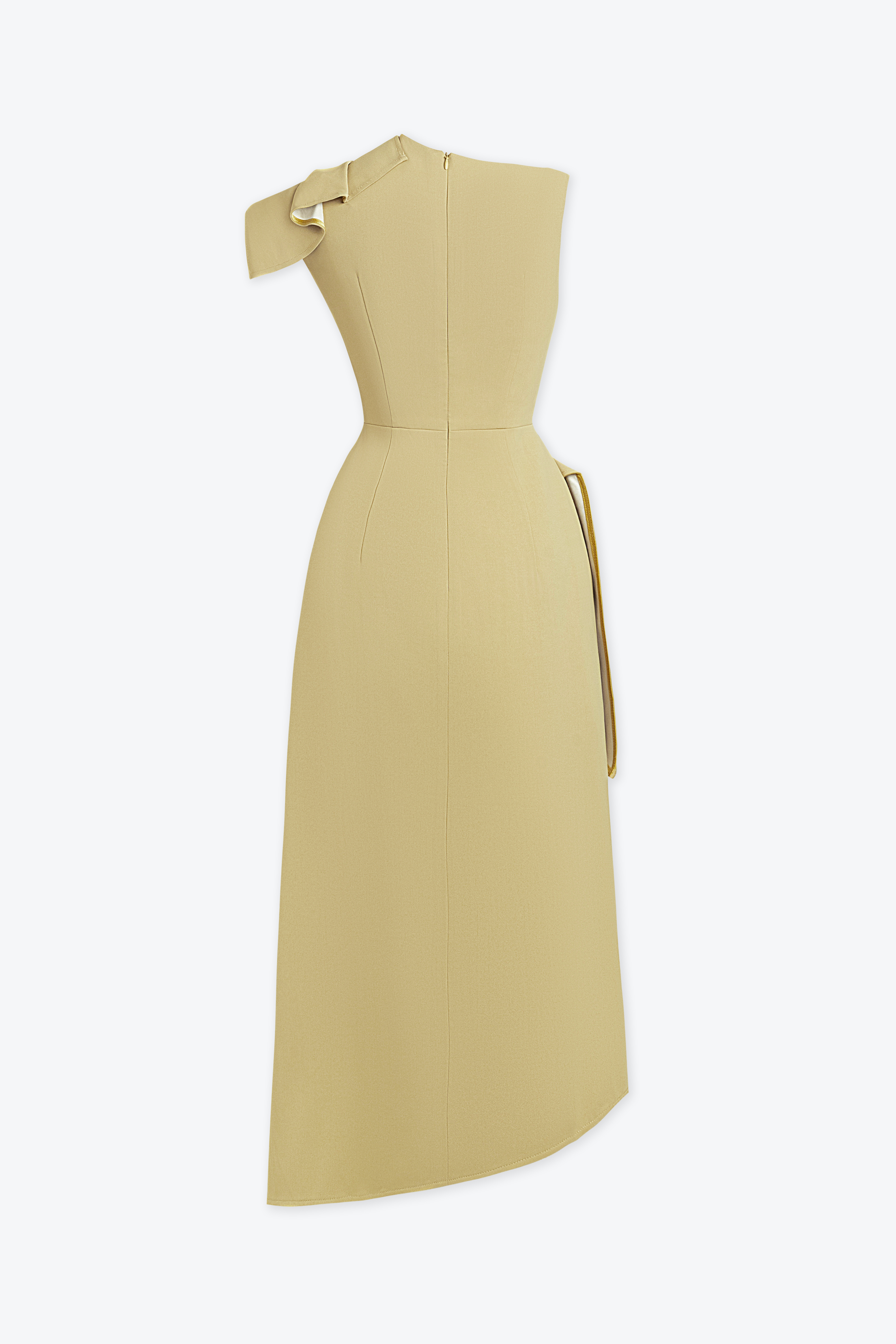 Calla Asymmetric Midi Dress