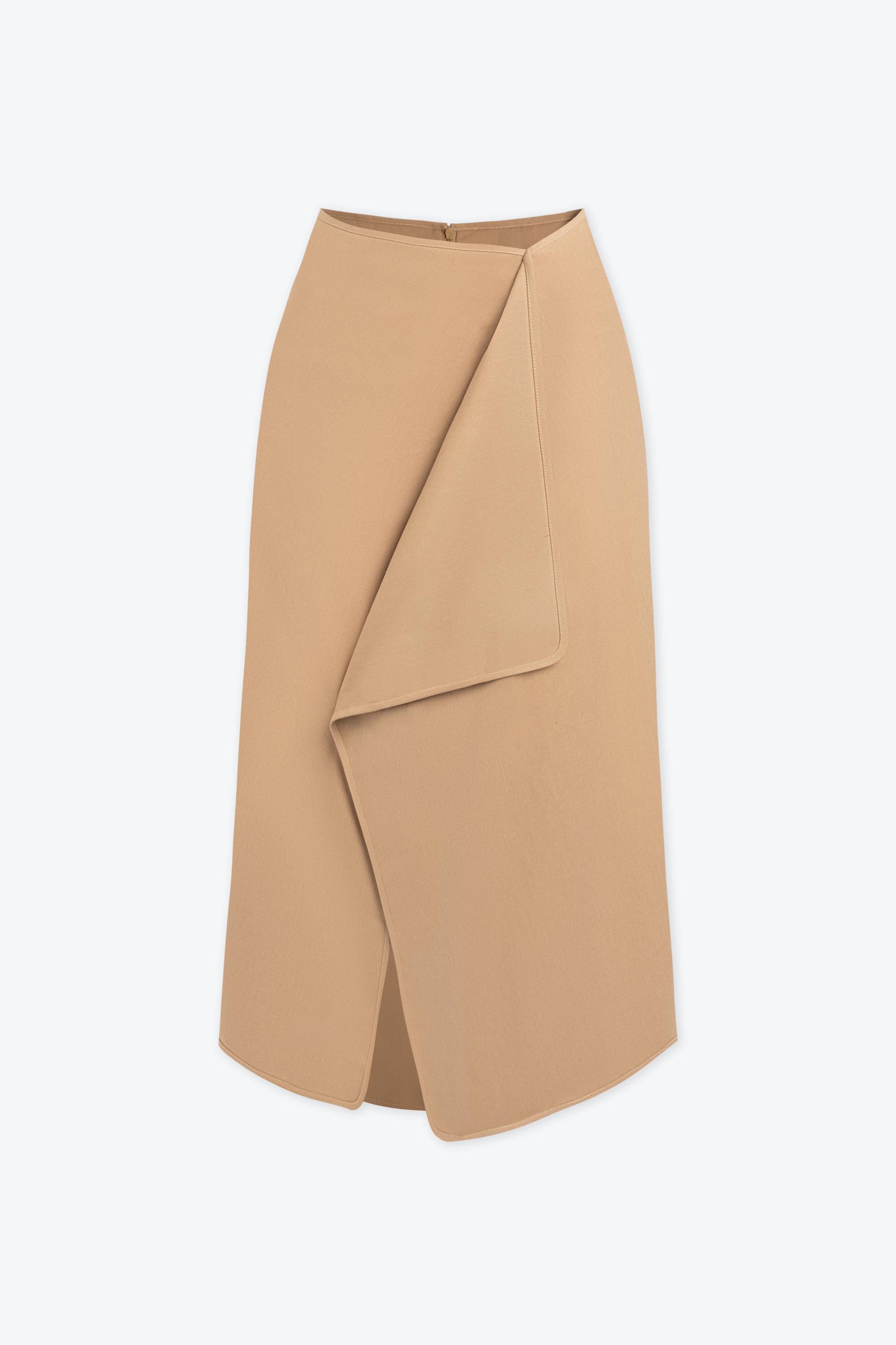 Maris Stylized Long Slit A-Skirt