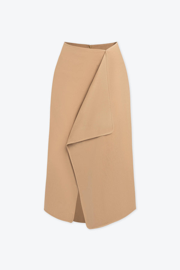 Maris Stylized Long Slit A-Skirt