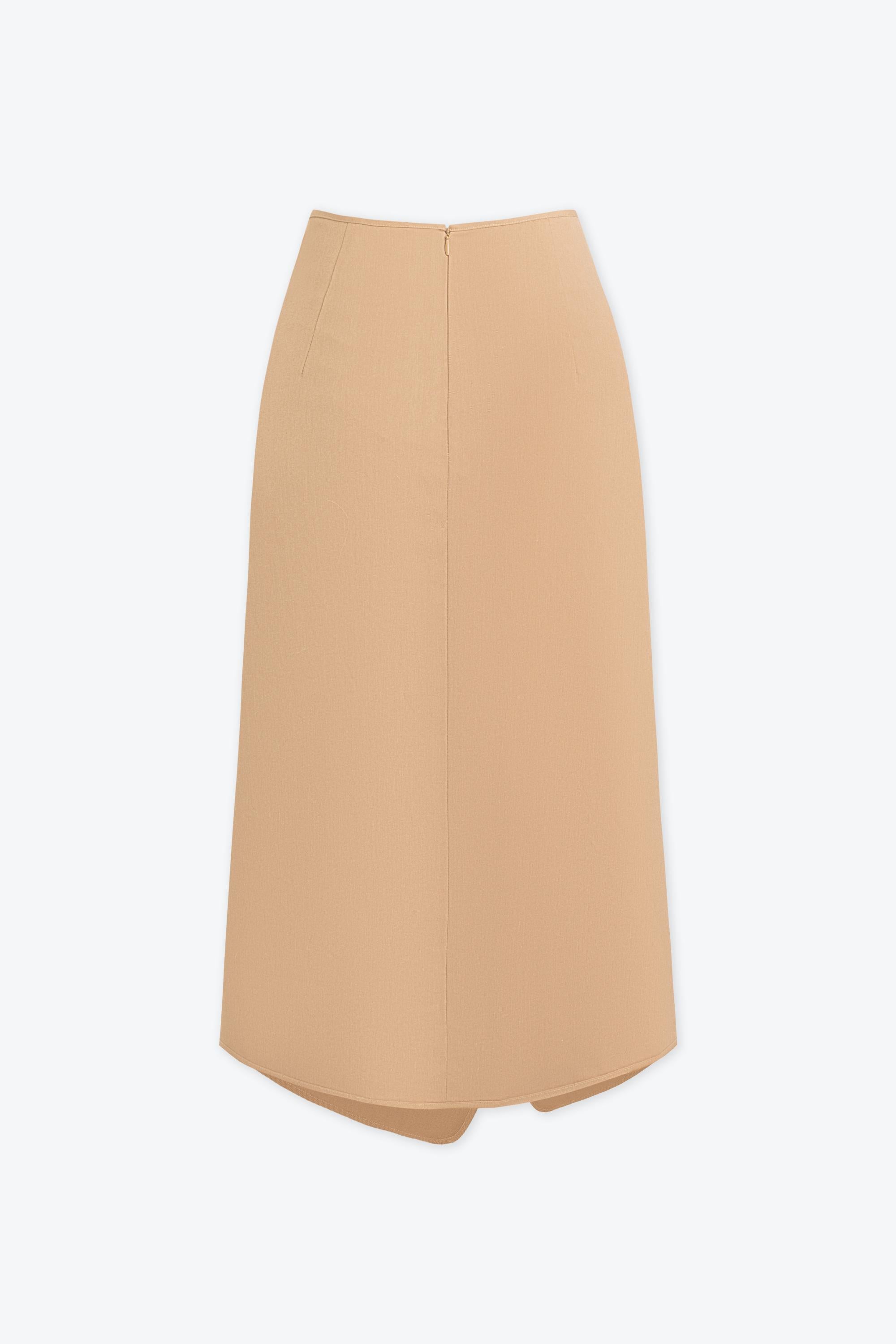 Maris Stylized Long Slit A-Skirt