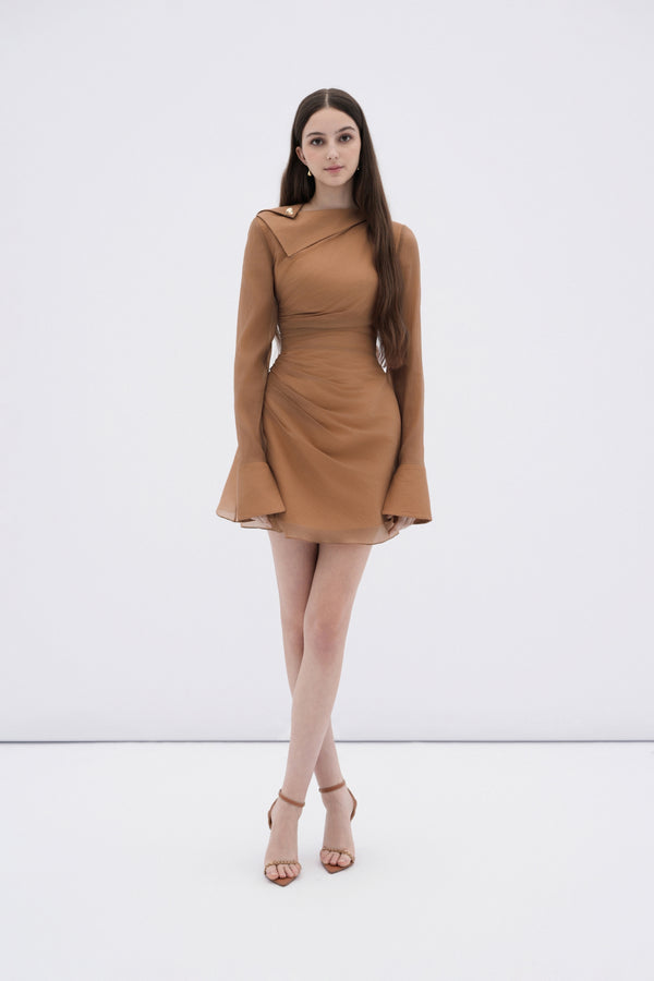 Roux Long Sleeves Mini Dress