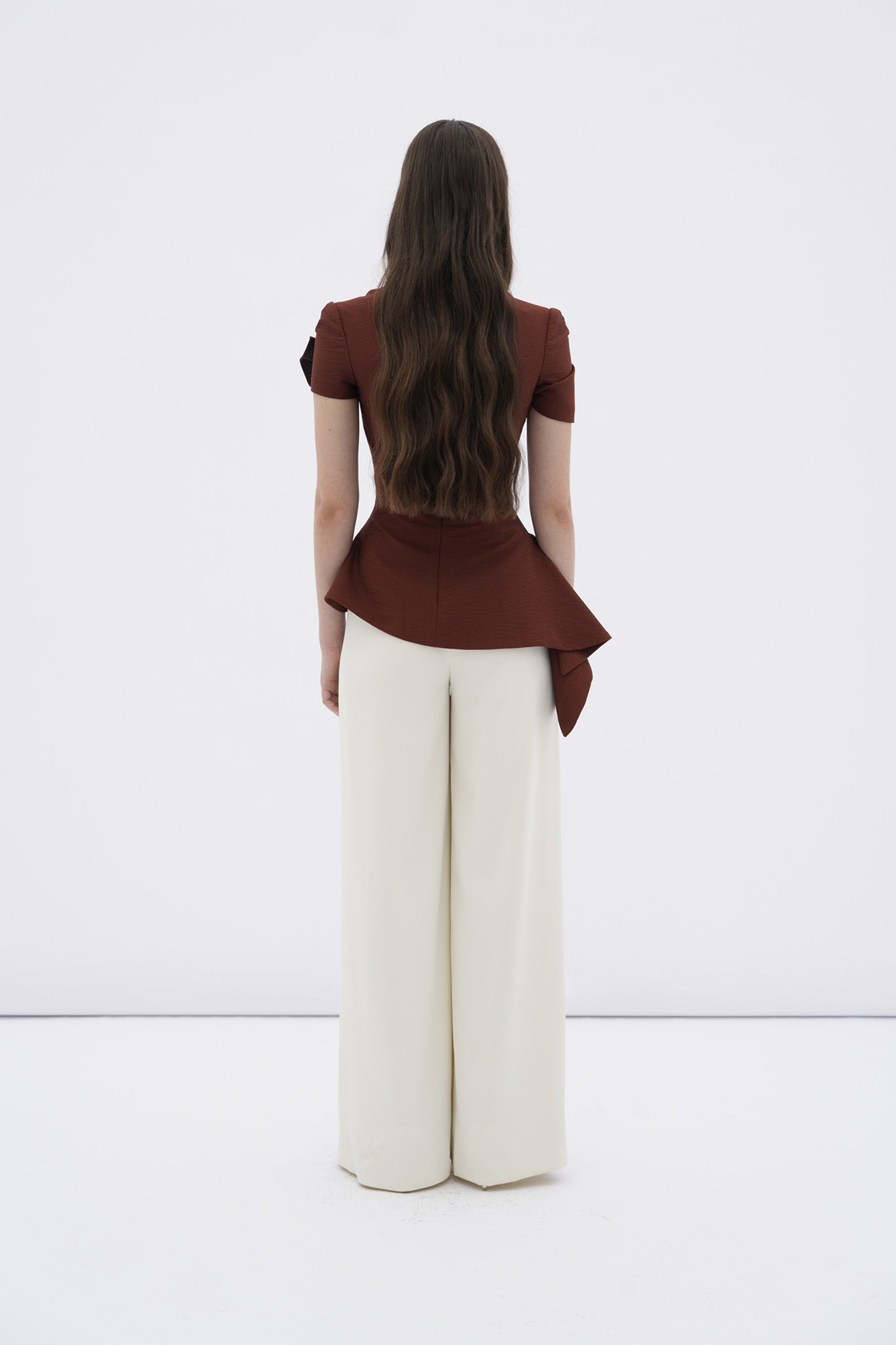 Mae Pleated High-Waisted Trousers