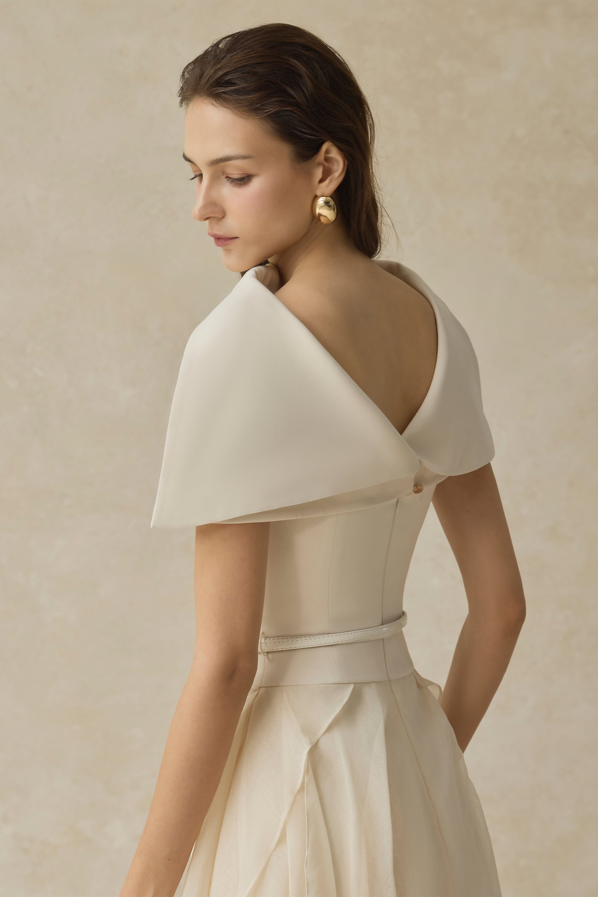 Seraphelle Layered A-line Midi Dress