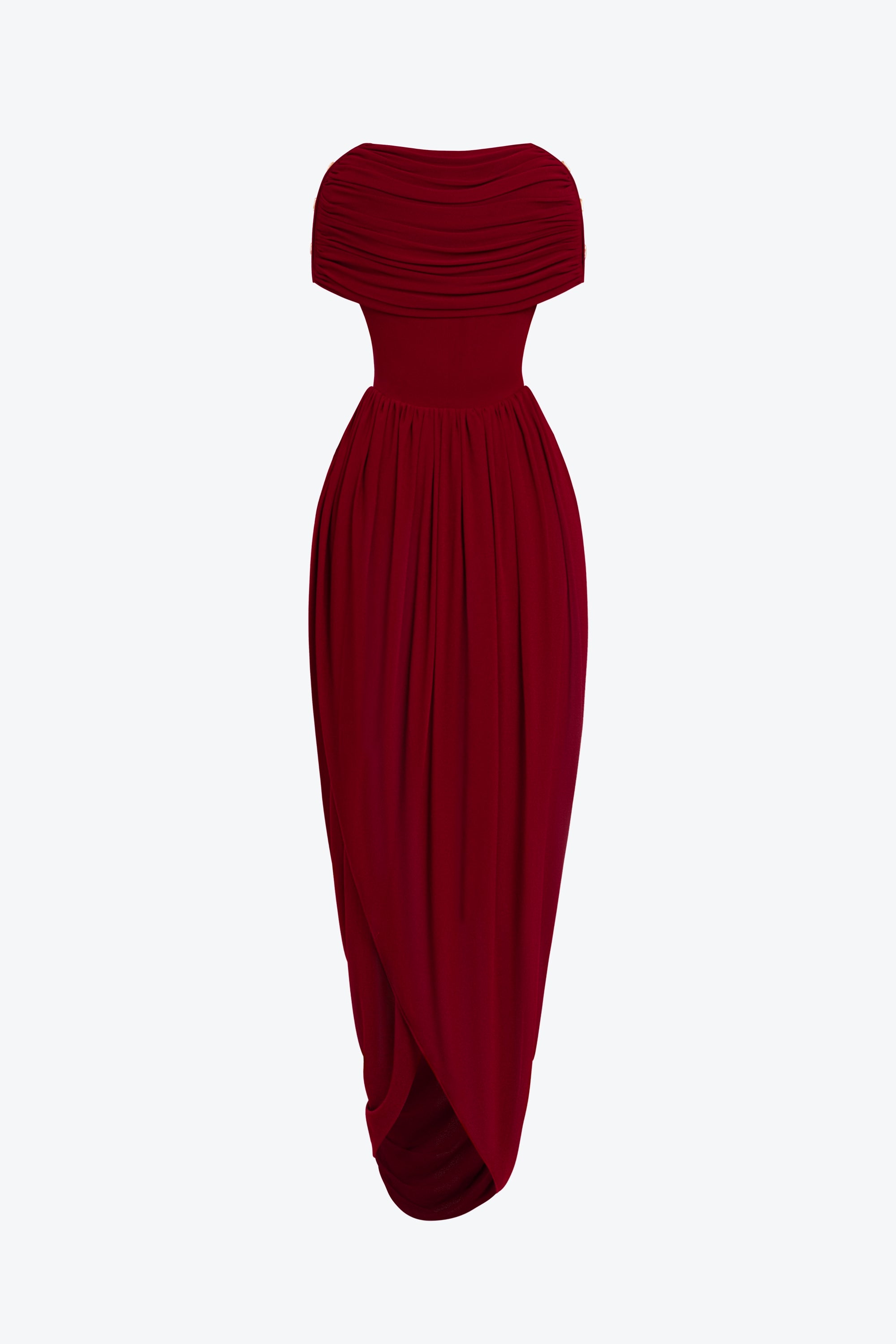 Elyra Ruched Midi Dress