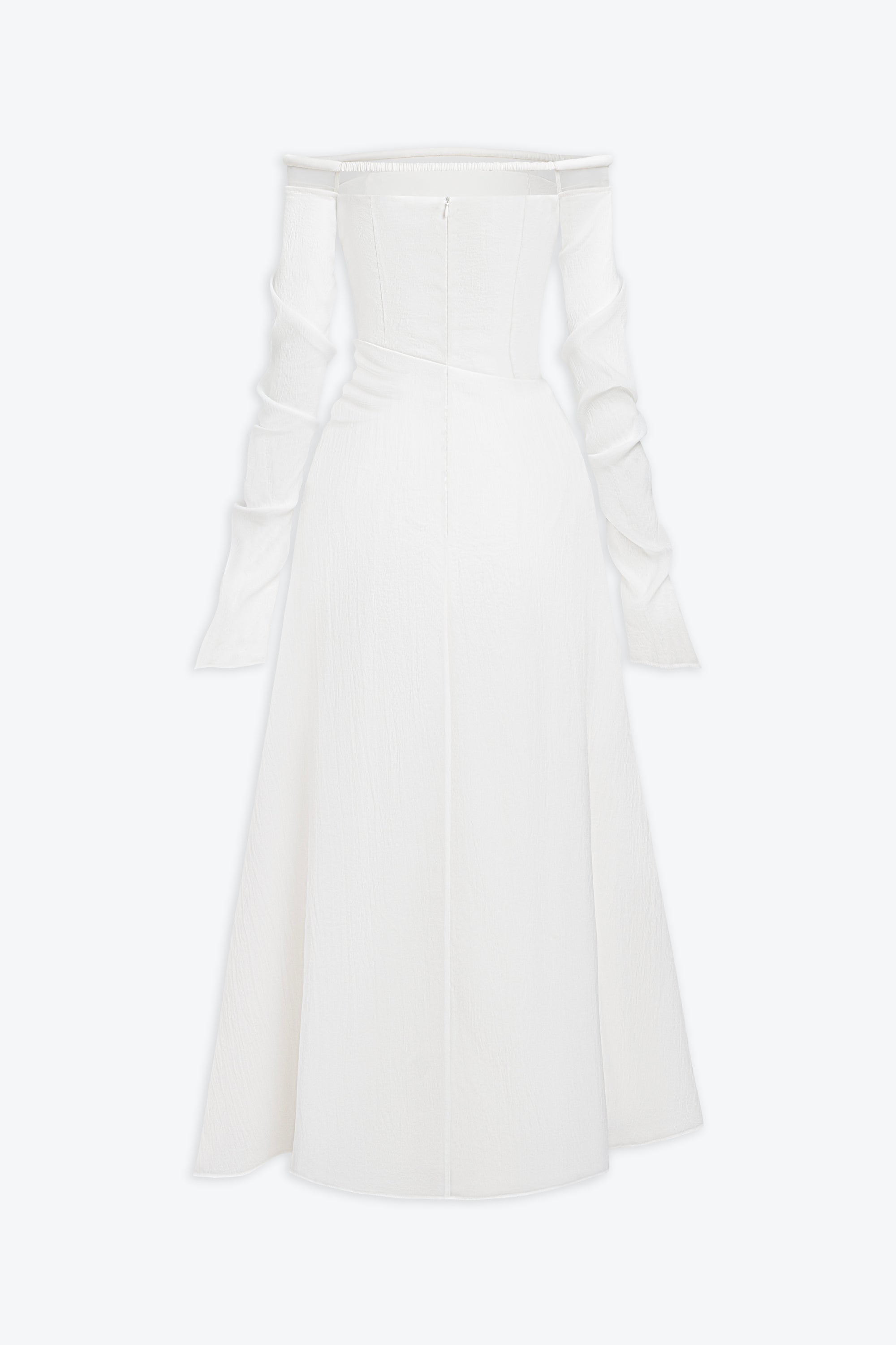 Velora Off-shoulder Midi Dress With Twisted Detail