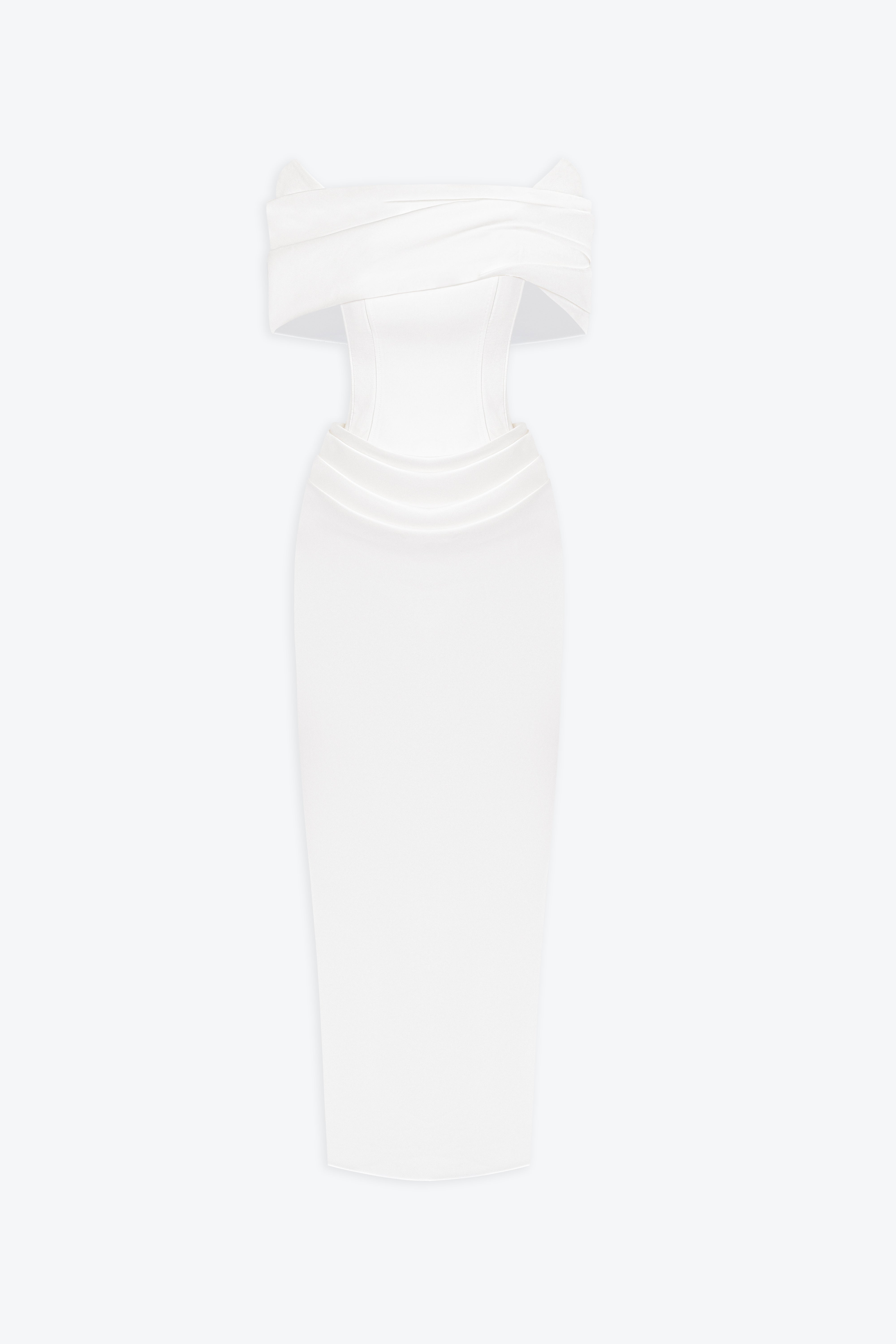 Solara Draped Midi Dress