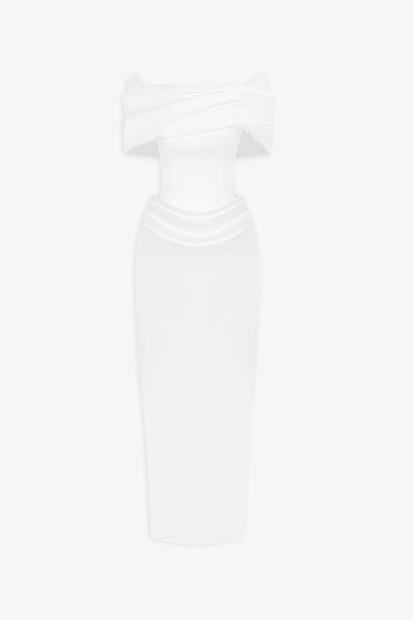 Solara Draped Midi Dress