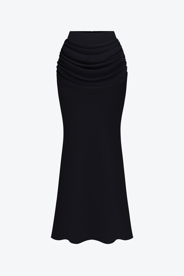 Amara Draped Midi Skirt