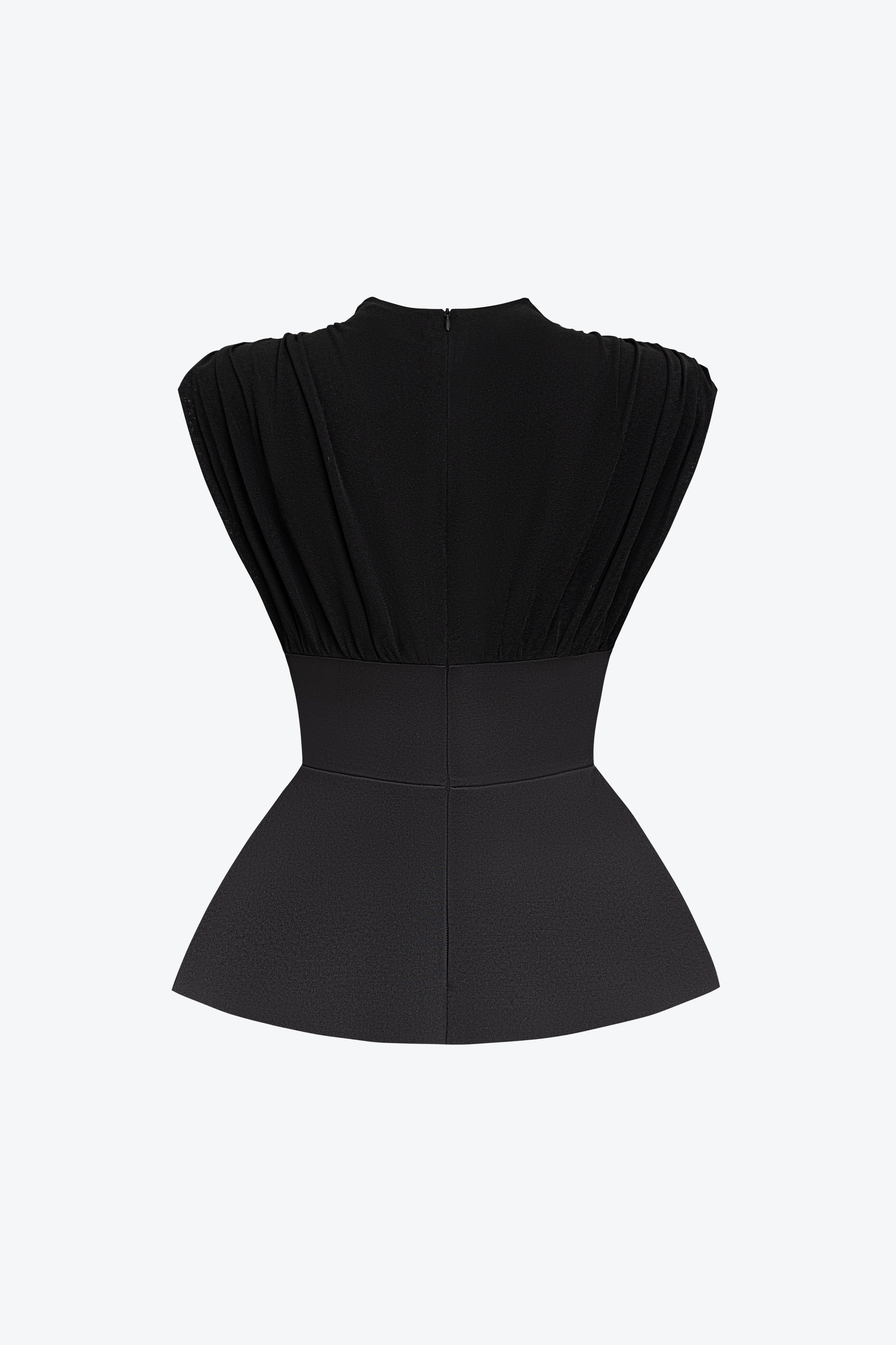 Jovie V-neck Peplum Top