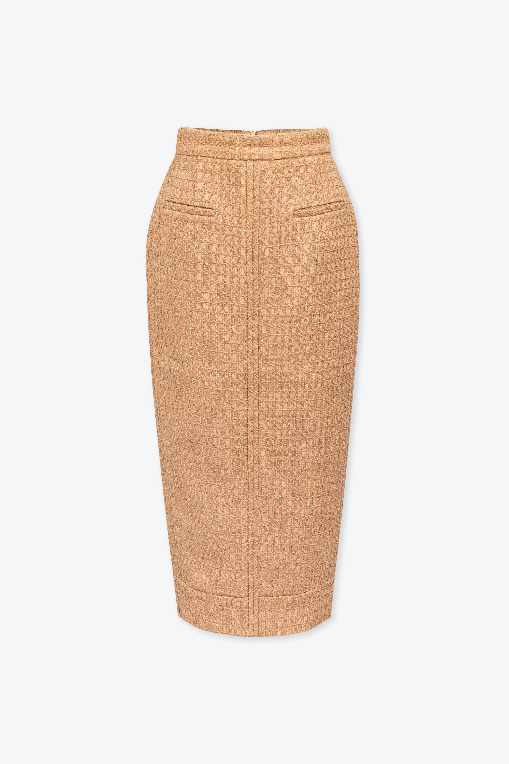 Minnie Tweed Pencil Skirt