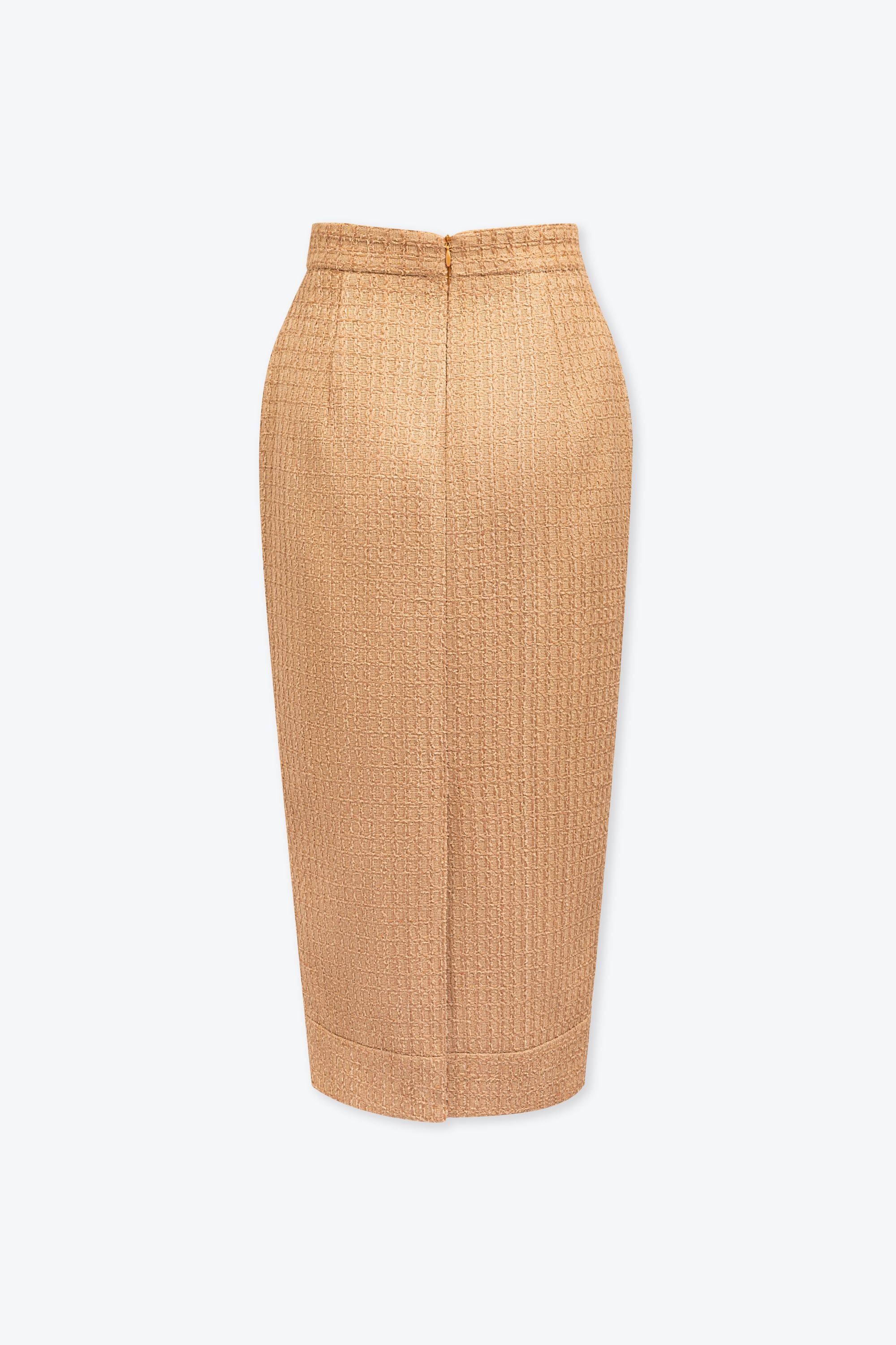 Minnie Tweed Pencil Skirt