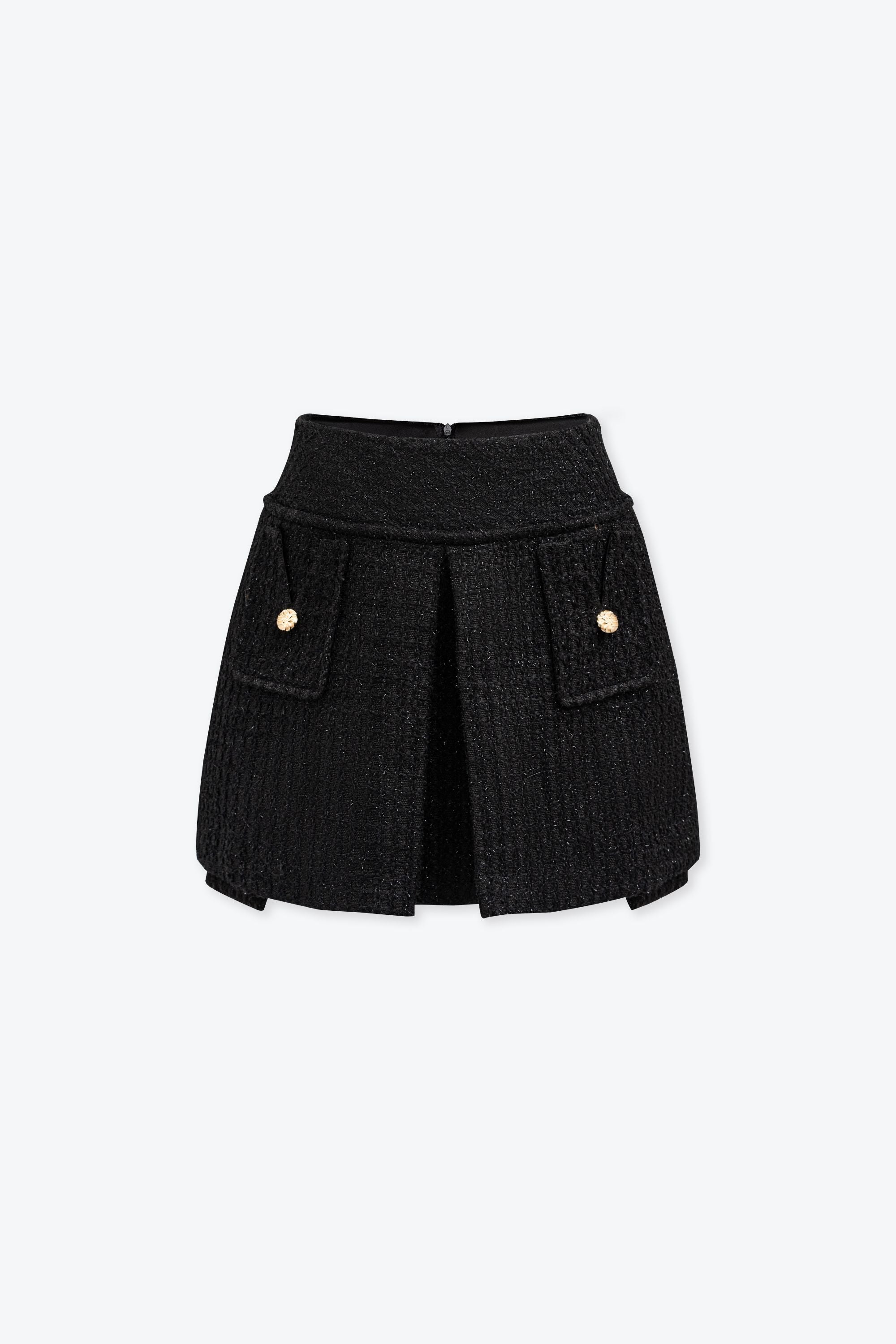 Gina Side Pleated Skirt