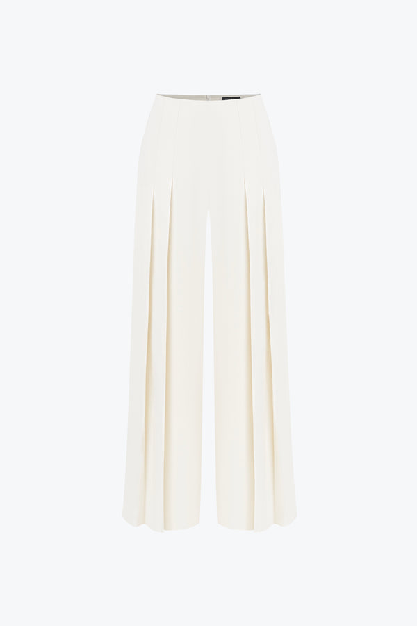 Mae Pleated High-Waisted Trousers