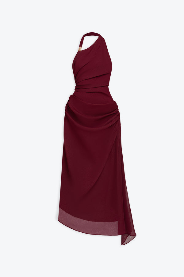 Elowen Draped Midi Dress